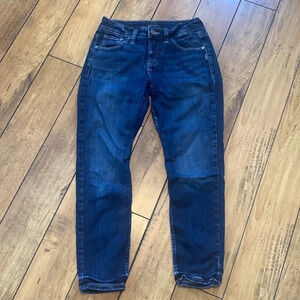 Silver Avery skinny crop jeans